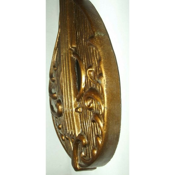 Vintage 1976 Sexton 17" Mandolin Metal Wall Hanger art decor musical instrument - Picture 7 of 11